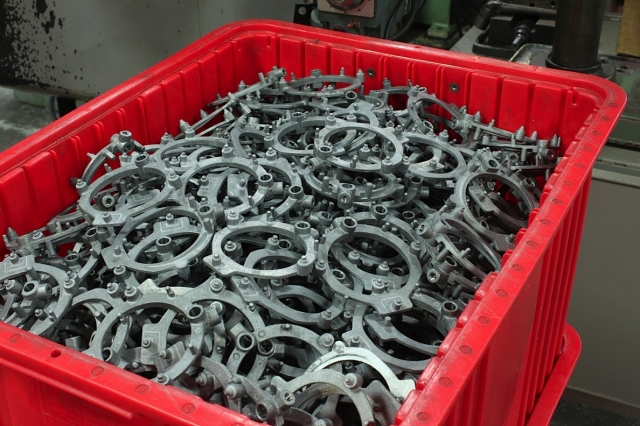 A perfect example of the unseen parts that Corvette Central produces is this bin of brackets that form the foundation for the turn signal-canceling switch assembly for 1956-62 cars. Sexy? No. Necessary? Yes.