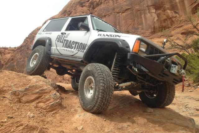 Full-Traction Suspension also offers parts and accessories for the Jeep XJ.