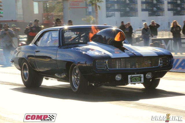 Taylor Lastor was paired with Gary Glessen in Mickey Thompson Wild Street with Lastor spinning hard hitting the high side rev limiter and backfiring through the carb. He got back on the throttle scoring a trip to round two.