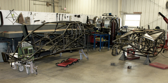 In this walk-through of rick Jones Race Cars' facility, we'll be taking a look at the construction of not one, but tow matching 2012 Chevrolet Camaro Super Gas cars that feature many of the tricks built into the upper-tier race machinery.