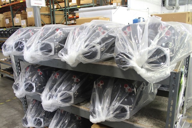 Heartbeat superchargers, bagged up and ready to join other kit components before being shipped.