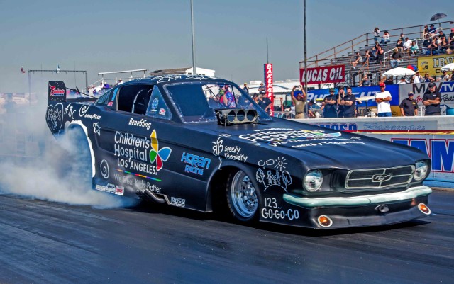Dan Horan Leads Funny Car field after two sessions of qualifying with a 5.715 et at 257.24 mph
