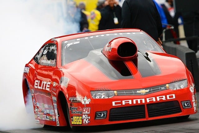 Erica Enders-Stevens and the Elite Motorsports team currently holds both ends of the Pro Stock record.