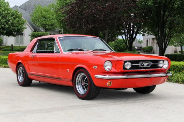 1966 Mustang GT K-Code red
