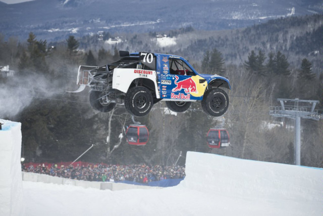Menzies out at Red Bull's Frozen Rush.