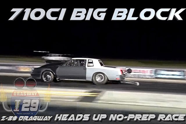 The're no replacement for displacement was definitely proven at the I-29 Dragway's Heads-up No-Prep event. 