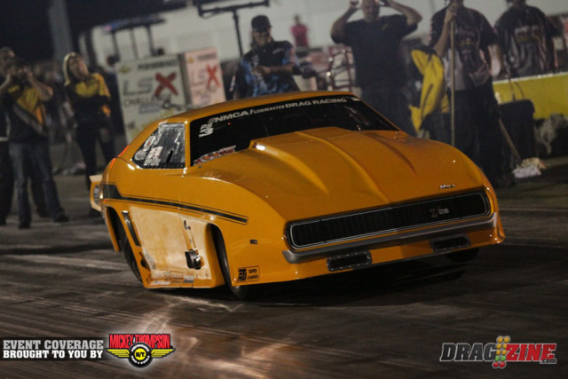 In previous years, Lutz wheeled the '69 Camaro to numerous wins in Pro Modified competition.