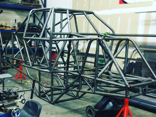 The beginning of 'The Destroyer', EOF's monster truck in the making.