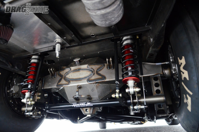 Racecraft supplied thereat end housing and suspension package for Daniel's car, adding during the offseason transformation prior to the 2015 season.