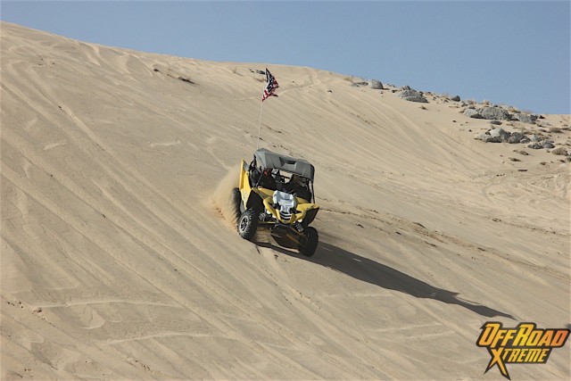 If watching the race isn't your cup of tea, there's plenty of sand and dirt to go crazy in.