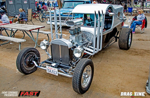 One of the many unique Hot Rods entered into the car show