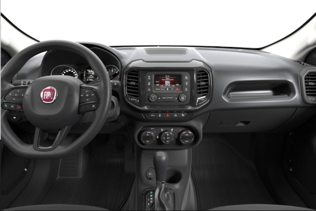 The 2016 Fiat Toro has a user-configurable LCD dash display. 