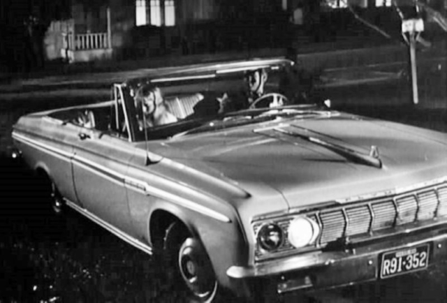 A 1964 Plymouth Sport Fury was featured as a vehicle on the television series "Peyton Place." Photo courtesy of IMCDb.