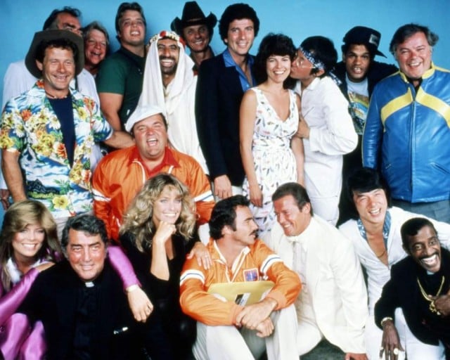 The cast ensemble of The Cannonball Run.
