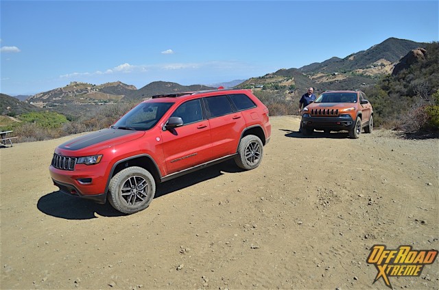 The Grand Cherokee was not the only vehicle that made the trip. Following us up was the Trailhawk Cherokee.