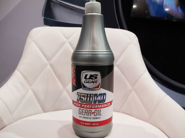 US Gear has also launched its very own 75W 140 gear oil at SEMA.