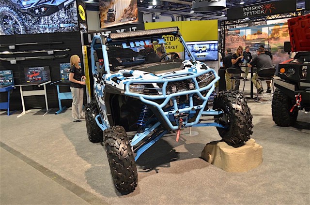 The Polaris RZR featured Line-X's Ultra ultra-thin coating.