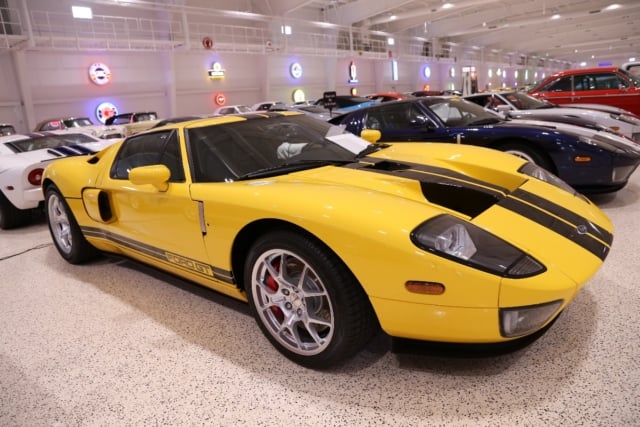 Having one Ford GT would be cool enough, but Mark has one of each color built from 2005 to 2006. This Speed Yellow 2006 Ford GT is one of 75 Ford built in this color and it only has 43 original miles on the odometer!