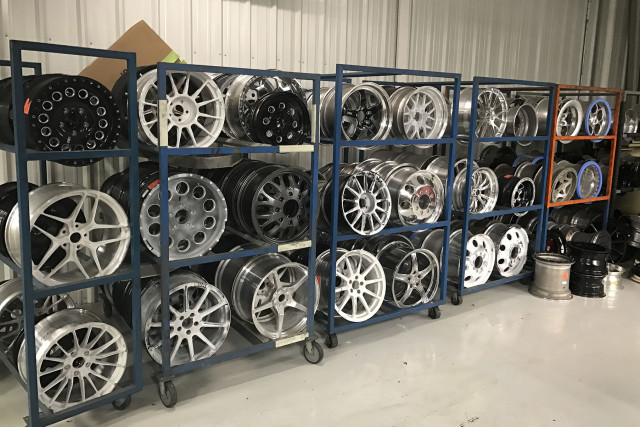A sample of the wheels from recent testing, including a number of competitor's wheels for comparison. 