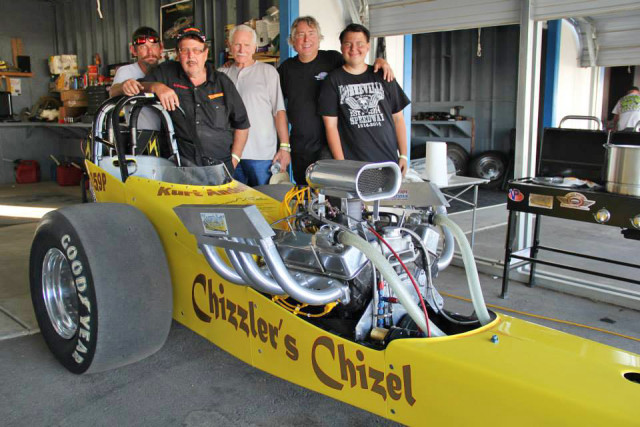 Kurt Anderson's indoctrination into the world of serious speed came behind the wheel of this front-engine dragster, nicknamed the Chizzler's Chizel.