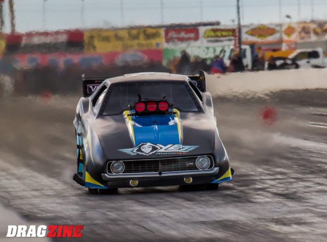 Ryan Hodgson took home the hardware in funny car