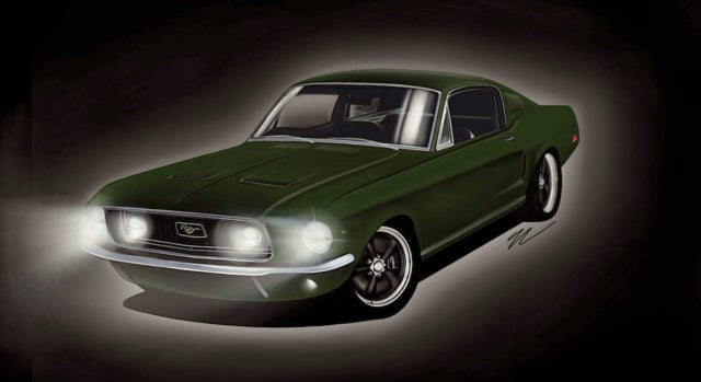 Revology Cars recently announced that it would add a 1968 Mustang 2+2 Fastback to its line of replica Mustangs. Built with choice aftermarket parts and built on an OE-style assembly line, these reimagined Mustangs deliver classic looks with modern driving dynamics. (Photo Credit: Revology Cars)