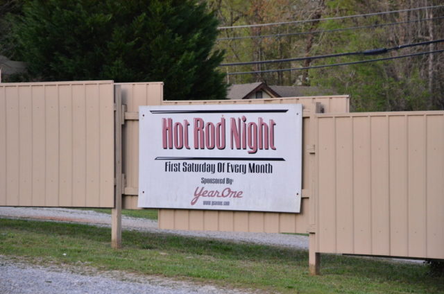 The 1st Saturday of each month is Hot Rod Night at The Tiger Drive In