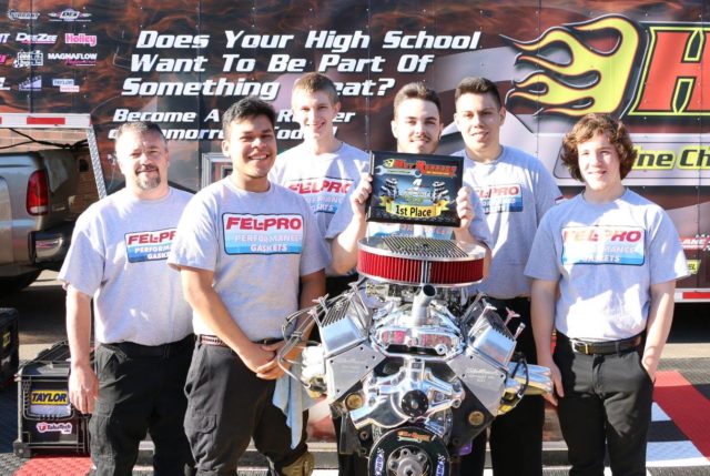Tulsa Technology Center's Team Fel-Pro: winners of the event. Image credit: Hot Rodders of Tomorrow
