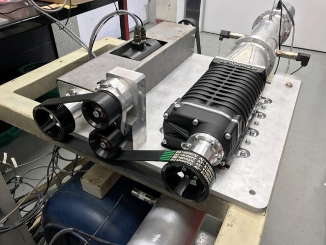 Whipple spends countless hours on a supercharger stand measuring everything from IATs, VE and AE to determine the correct size of the components used to create one of its supercharger packages. 