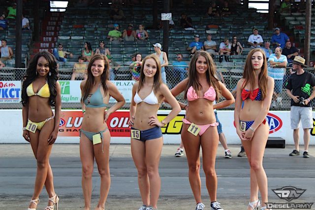 The finalists in the 2017 Miss TS Outlaw Bikini Contest