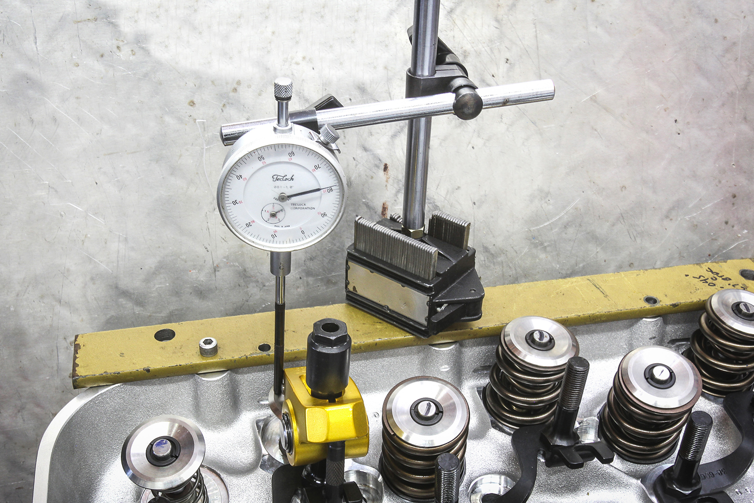 Flexible Arm Magnetic Base Digital Indicator 1"/0.0005" Machinist Engine Tools 