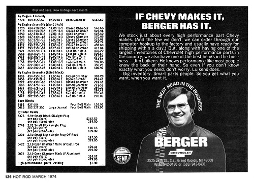 If Chevy makes it Berger has it posted by Ron Westphal Chevrolet in Aurora, IL near Naperville, IL