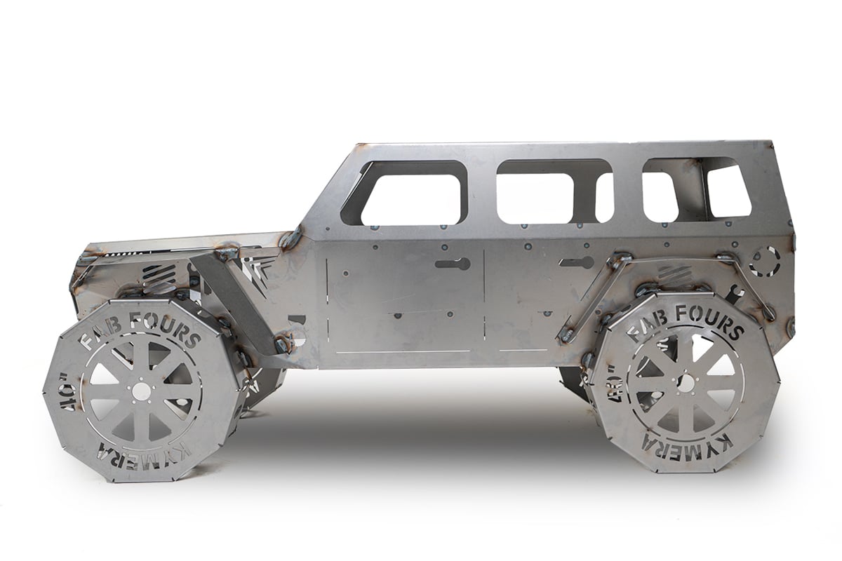 Fab Fours Rolls Out Jeep Ified Fire Pits, Jeep Fire Pit Dxf