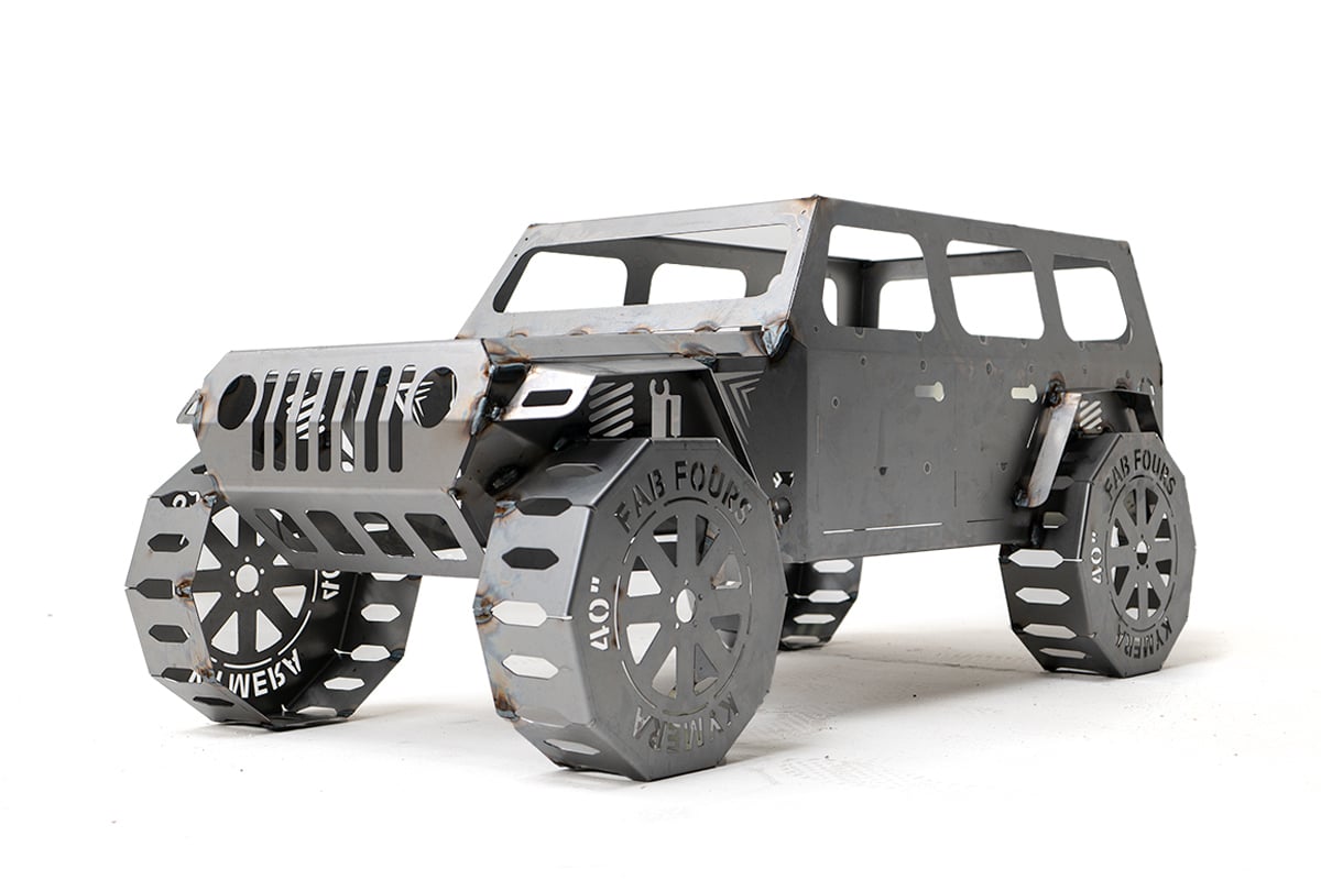 Fab Fours Rolls Out Jeep Ified Fire Pits, Jeep Fire Pit Dxf