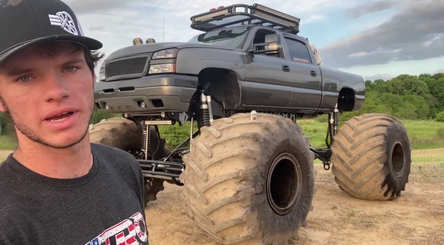 VIDEO: WhistlinDiesel Takes Monstermax Truck Into The Gulf Of Mexico