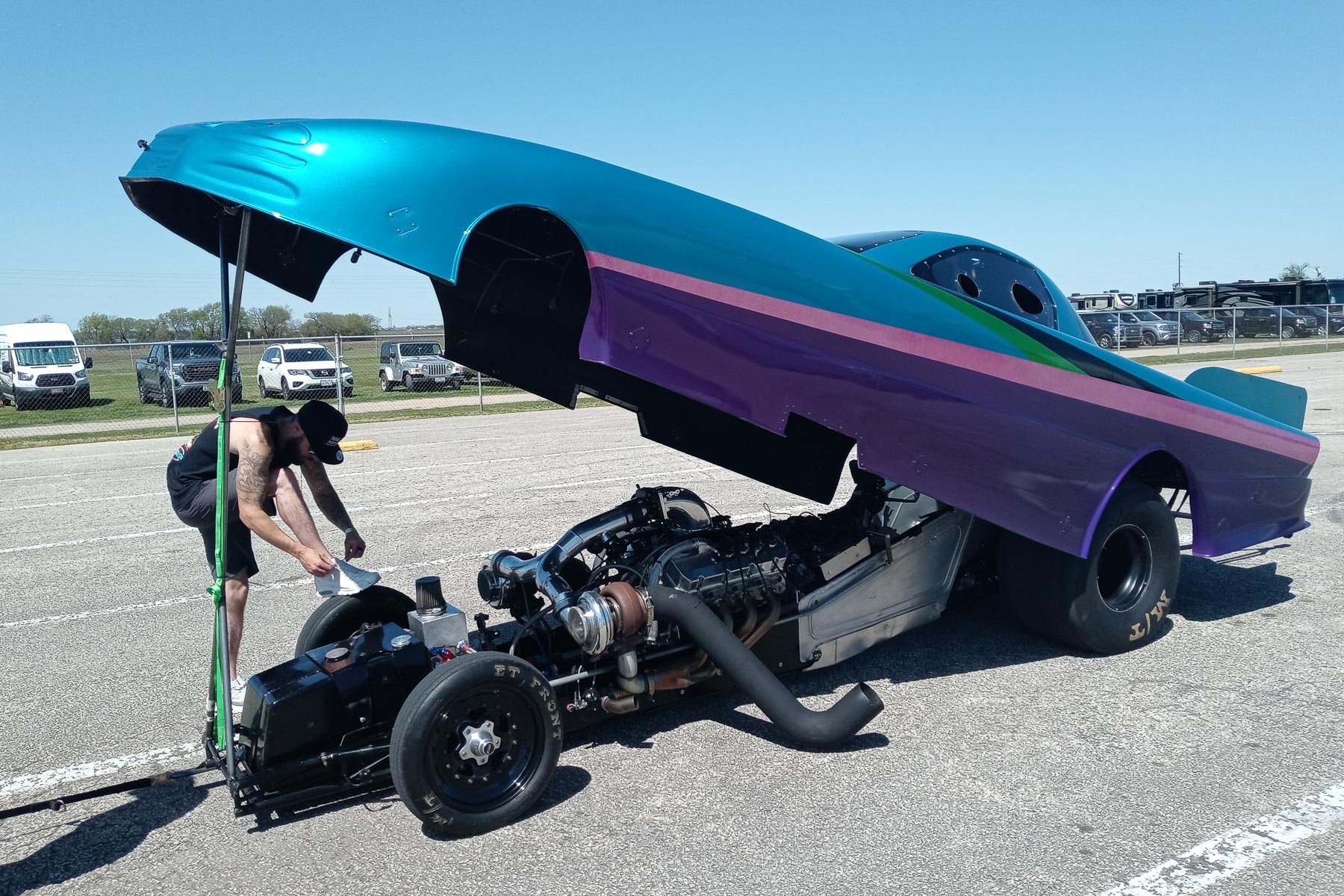 Funny Business: Scott Pareso's Twin Turbo Funny Car