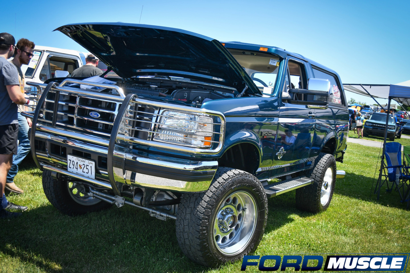 Fifth-generation Ford Bronco (1992 to 1996) at 2022 Carlisle Ford Nationals
