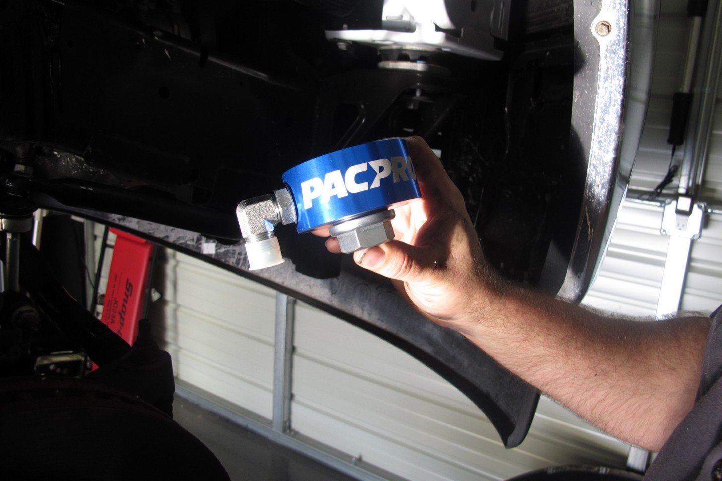 Pacbrake oil filter relocation