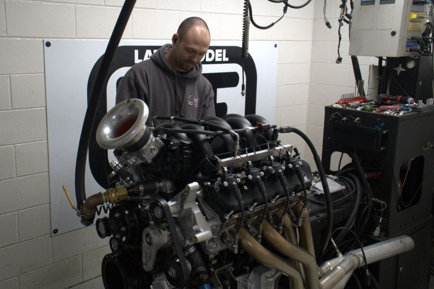 giveaway engine on the dyno