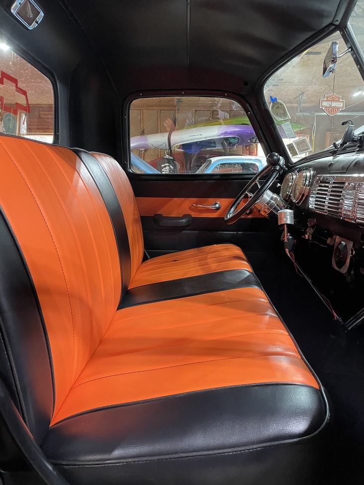 1949 Chevy truck interior