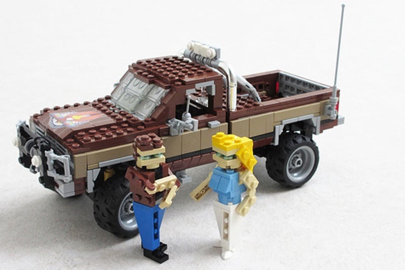 General Lee Dukes of Hazzard 47 Chevy pickup truck Matchbox custom