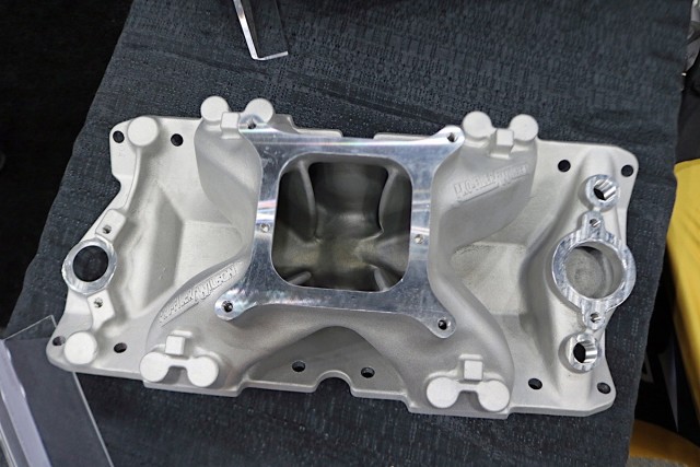 Wilson also had its all-new Profiler 23-degree small-block Chevy intake manifold on display. Designed by Wilson, this manifold is designed for a 9.00 deck and a 4150 carburetor.