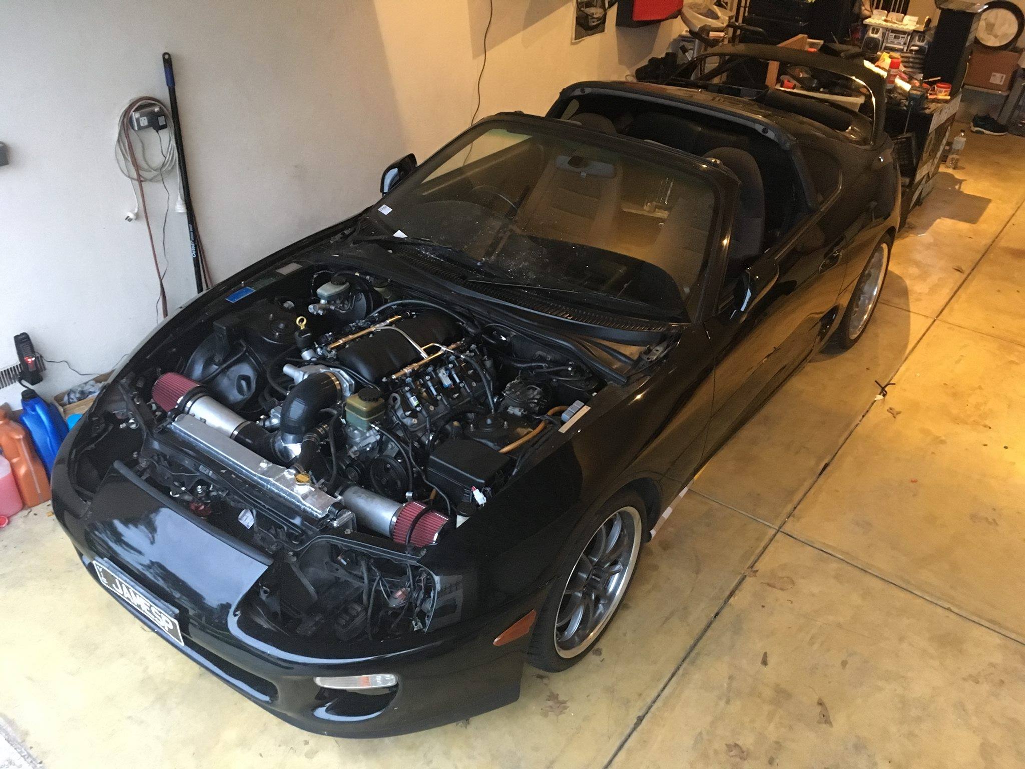 Mk4 Supra Trades In Its 2JZ for an LS3.