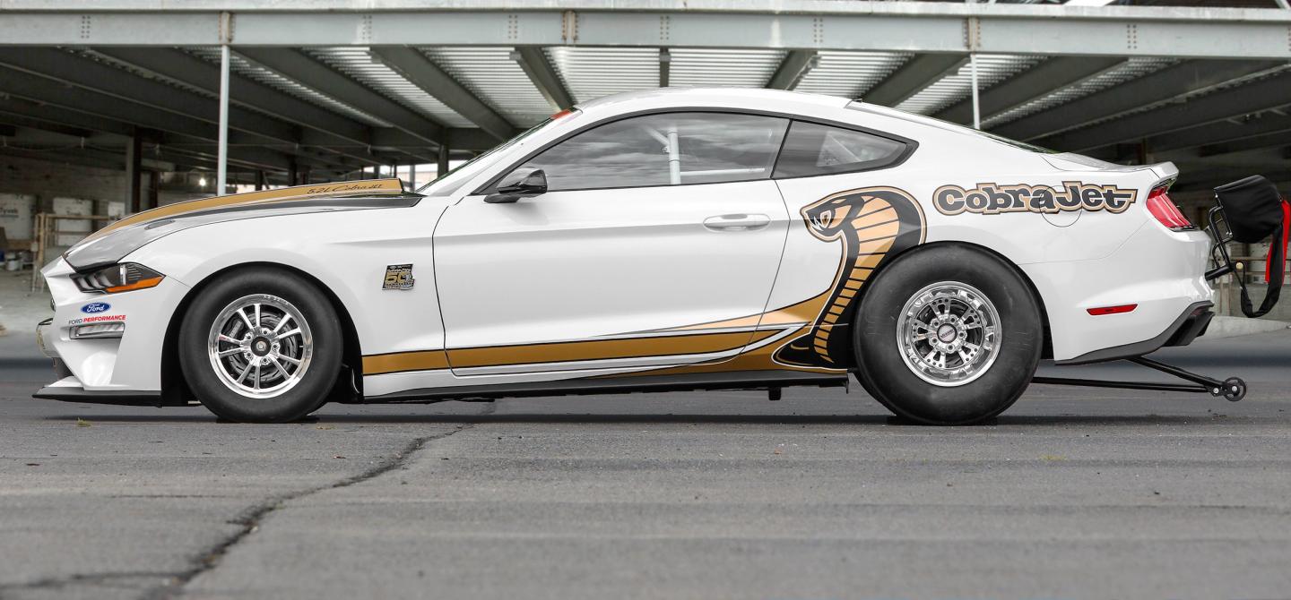 50th Anniversary Cobra Jet Mustang Racer Breaks Cover At Woodward