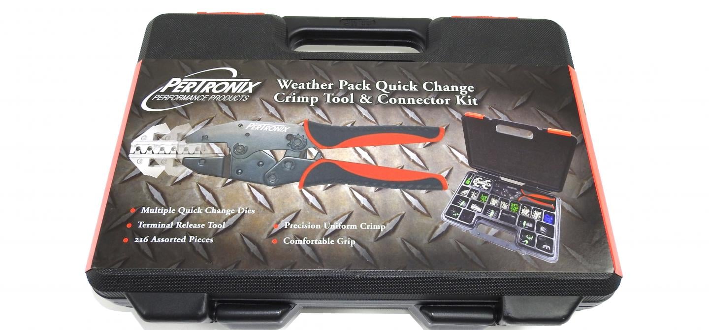 Weather Pack Quick Change Crimp Tool Kit From Pertronix