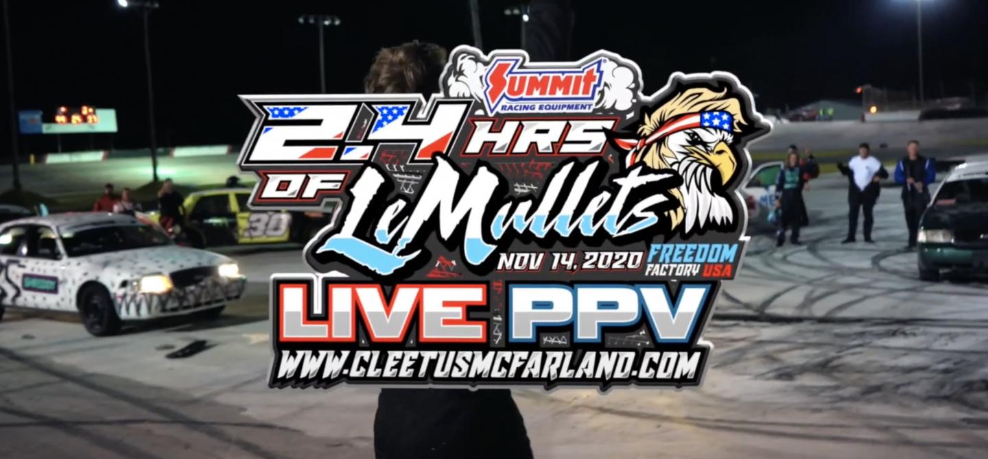 Cleetus McFarland To Host 2.4 Hours Of LeMullets PPV on Nov. 14th