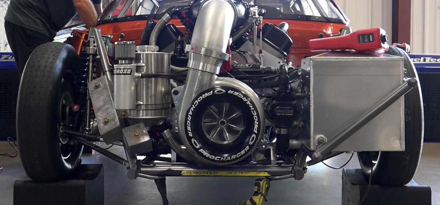 Big Boost — The Pro Line Red Engine Gets A ProCharger F-3R-136
