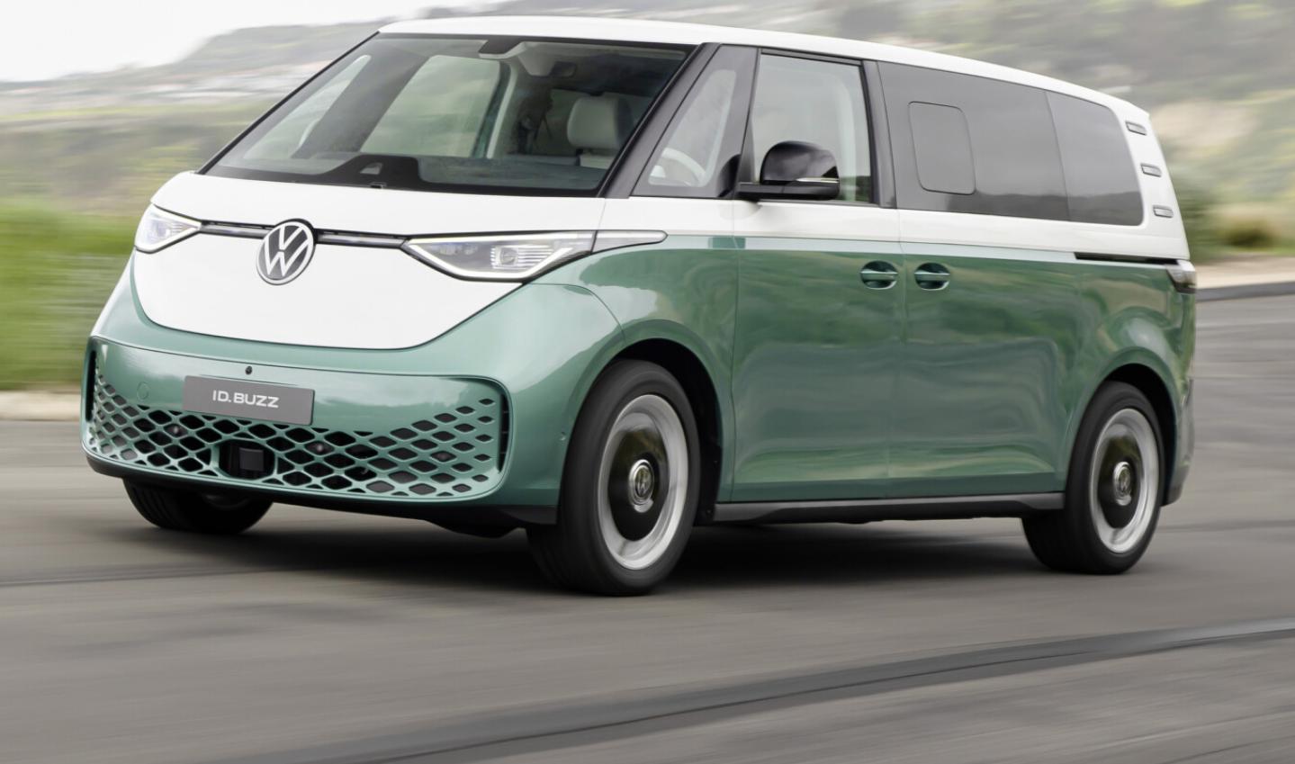 EV Magic Bus – VW ID. Buzz Debuts As Three Row Minivan
