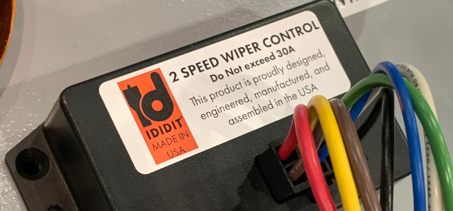 SEMA 2023: 2-Speed Windshield Wiper Control From IDIDIT