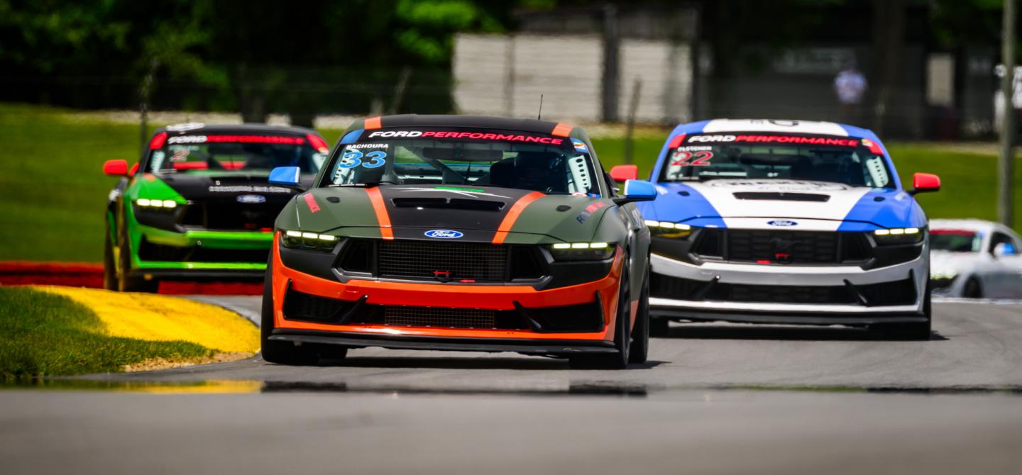 Celebrity Drivers Saddle Up To Race Le Mans Circuit In Dark Horse Rs
